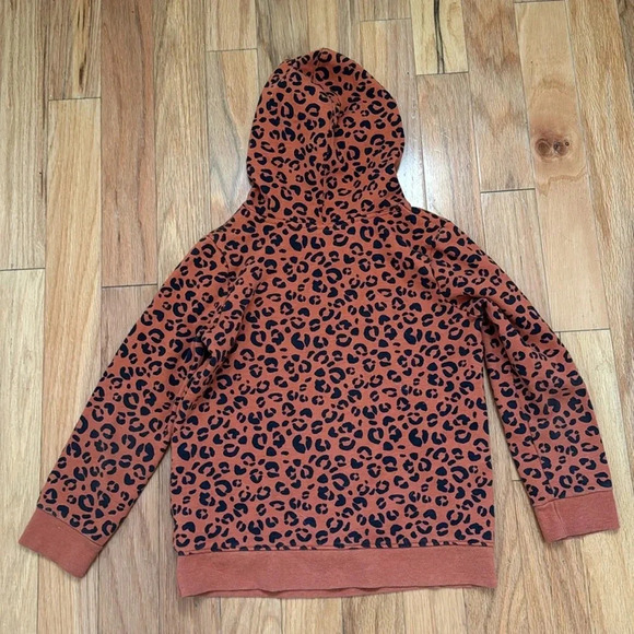 Cat & Jack | Girls Pullover | Leopard Print | Hoodie | size 10/12 - Picture 3 of 3